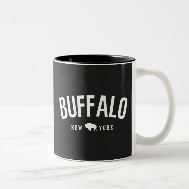 Tasse 2 Couleurs Buffalo New York (Droit)