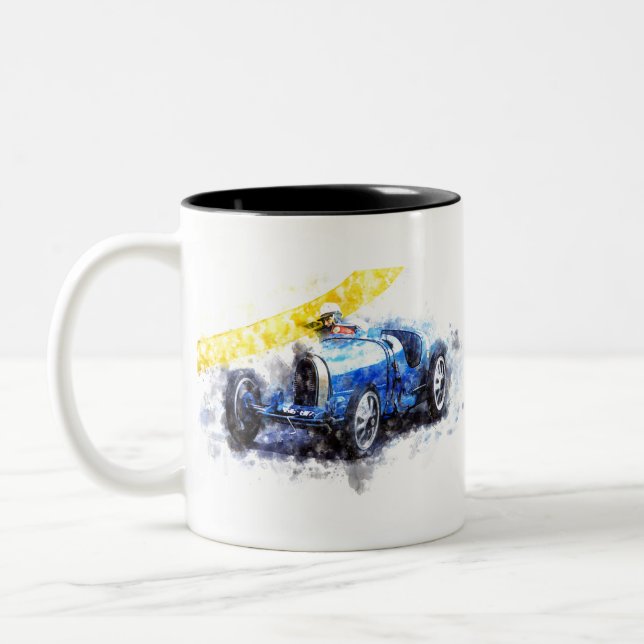 Tasse 2 Couleurs Bugatti 35 (Gauche)