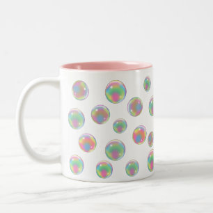 Tasse 2 Couleurs Bulle de savon multicolore anti covid19