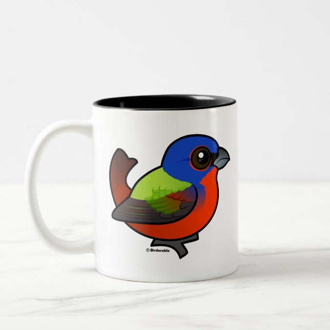 Tasse 2 Couleurs Bunting peint (Gauche)