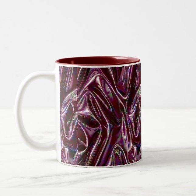 Tasse 2 Couleurs burgundy chrome (Gauche)