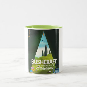 Tasse 2 Couleurs Bushcraft 'Visitez la nature de Mère'