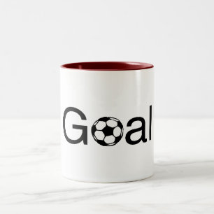 Tasse 2 Couleurs But du football
