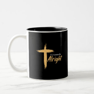 Tasse 2 Couleurs Ça va aller (croix)