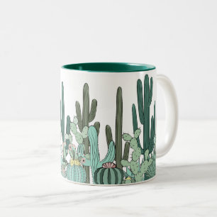 Tasse 2 Couleurs Cactus Garden Art