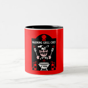 Tasse 2 Couleurs Cadeau Chef Grill