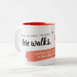 Tasse 2 Couleurs Cadeau client de garde d'animaux et de promenade d
