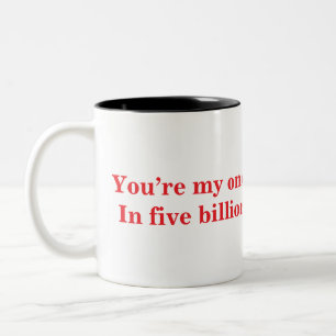 Tasse 2 Couleurs ☕ Cadeau coeur de chien mignon pour l'âme sœur Amo