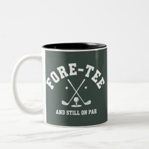 Tasse 2 Couleurs Cadeau de 40e anniversaire de golf Golf 