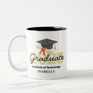 Tasse 2 Couleurs Cadeau de fin d'études personnalisé - Promotion 20