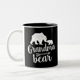 Tasse 2 Couleurs Cadeau de jour de mères d'ours de grand-maman