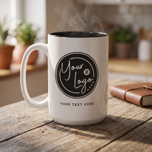 Tasse 2 Couleurs Cadeau de logo d'entreprise personnalisé