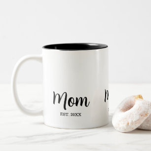 Tasse 2 Couleurs Cadeau de Maman Établie Nouvelle Maman