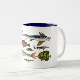 Tasse 2 Couleurs Cadeau de poisson