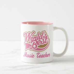 Tasse 2 Couleurs Cadeau de professeur de musique