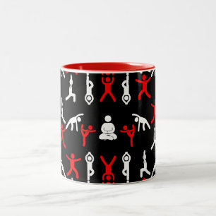 Tasse 2 Couleurs Cadeau de yoga unique
