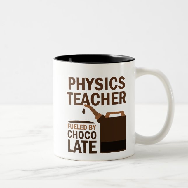 Tasse 2 Couleurs Cadeau (drôle) de professeur de physique (Droit)