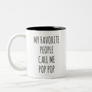 Tasse 2 Couleurs Cadeau drôle pour la fête des pères Mon peuple pré