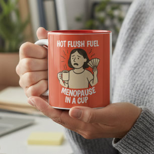 Tasse 2 Couleurs Cadeau drôle pour la ménopause pour les femmes cha