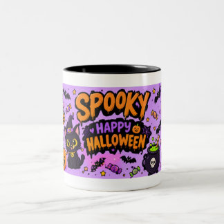 Tasse 2 Couleurs Cadeau effrayant d'Halloween