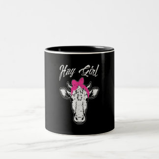 Tasse 2 Couleurs Cadeau fermier de la vache | Idée animale de la va