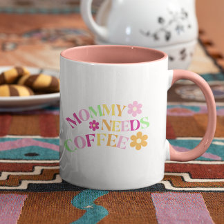 Tasse 2 Couleurs Cadeau Floral couleur pour les nouvelles mamans ma