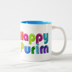 Tasse 2 Couleurs Cadeau génial HEUREUX de PURIM