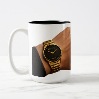 Tasse 2 Couleurs | Cadeau minimal pour amateur de café