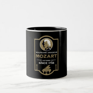 Tasse 2 Couleurs Cadeau pour amateur de musique de Mozart