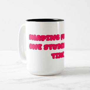 Tasse 2 Couleurs Cadeau pour l'éducateur de l'enseignant de l'élève