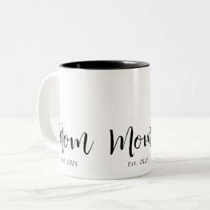 Tasse 2 Couleurs Cadeau pour maman établie nouvelle maman