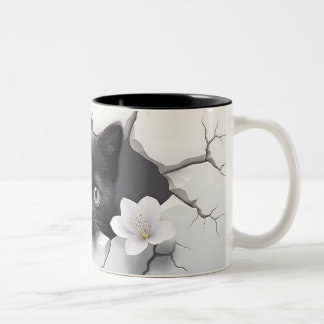 Tasse 2 Couleurs Cadeau Purr-fect pour Amoureux de les chats