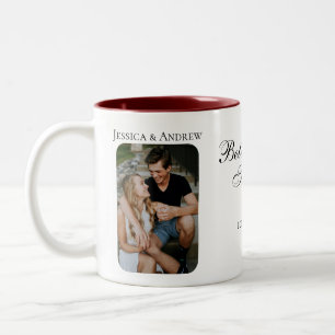 Tasse 2 Couleurs Cadeaux d'anniversaire personnalisés - Couple pers