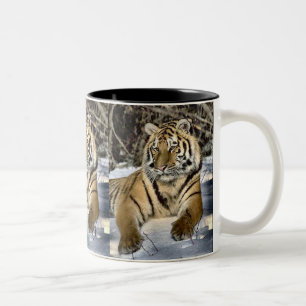 Tasse 2 Couleurs Cadeaux d'art d'amants de tigre