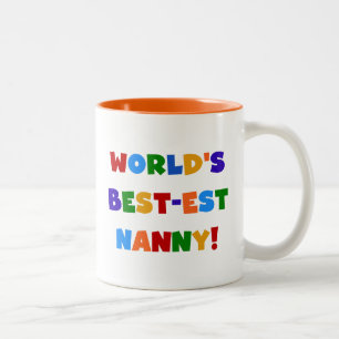 Tasse 2 Couleurs Cadeaux de bonne d'enfants du Meilleur-est du