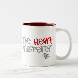 Tasse 2 Couleurs Cadeaux de cardiologue "le Whisperer de coeur "