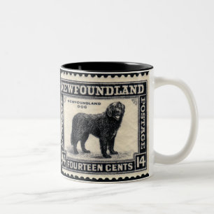 Tasse 2 Couleurs Cadeaux de chien de Terre-Neuve