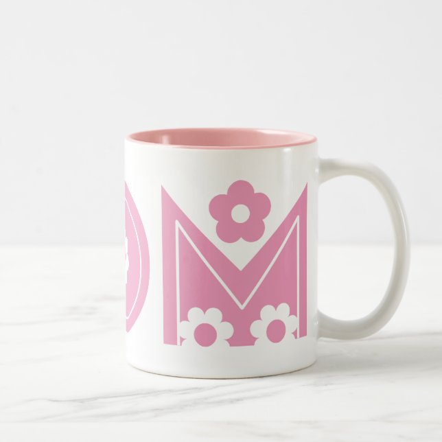 Tasse 2 Couleurs Cadeaux de la Fête des mères (Droit)