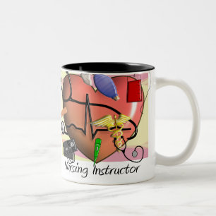 Tasse 2 Couleurs Cadeaux de Merci d'instructeur de soins
