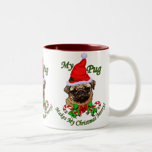Tasse 2 Couleurs Cadeaux de Noël d'amants de carlin