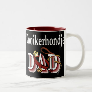Tasse 2 Couleurs Cadeaux de papa de Kooikerhondje