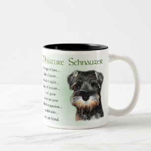 Tasse 2 Couleurs Cadeaux de Schnauzer miniature