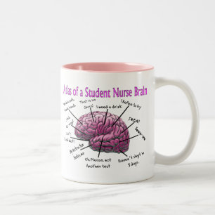 Tasse 2 Couleurs Cadeaux d'élève-infirmière