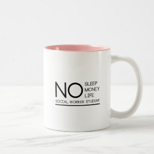 Tasse 2 Couleurs Cadeaux d'étudiant d'assistant social pour