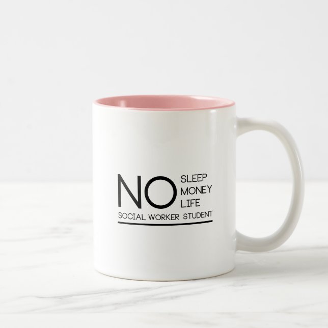 Tasse 2 Couleurs Cadeaux d'étudiant d'assistant social pour (Droit)