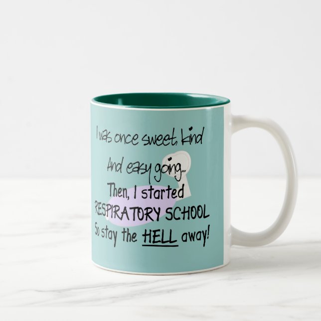 Tasse 2 Couleurs Cadeaux d'étudiants en thérapie respiratoire—Hilar (Droit)