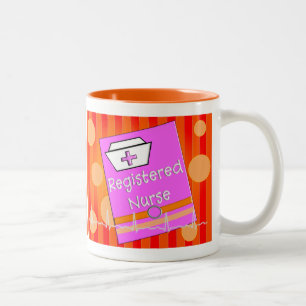 Tasse 2 Couleurs Cadeaux d'infirmier autorisé