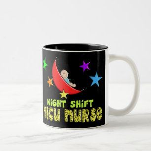 Tasse 2 Couleurs Cadeaux d'INFIRMIÈRE du poste de nuit NICU
