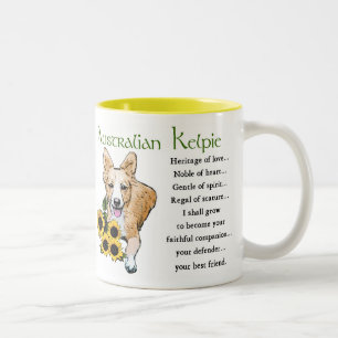 Tasse 2 Couleurs Cadeaux Kelpie australien, cadeaux Kelpie australi