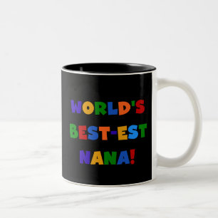 Tasse 2 Couleurs Cadeaux lumineux de couleurs du Meilleur-est Nana